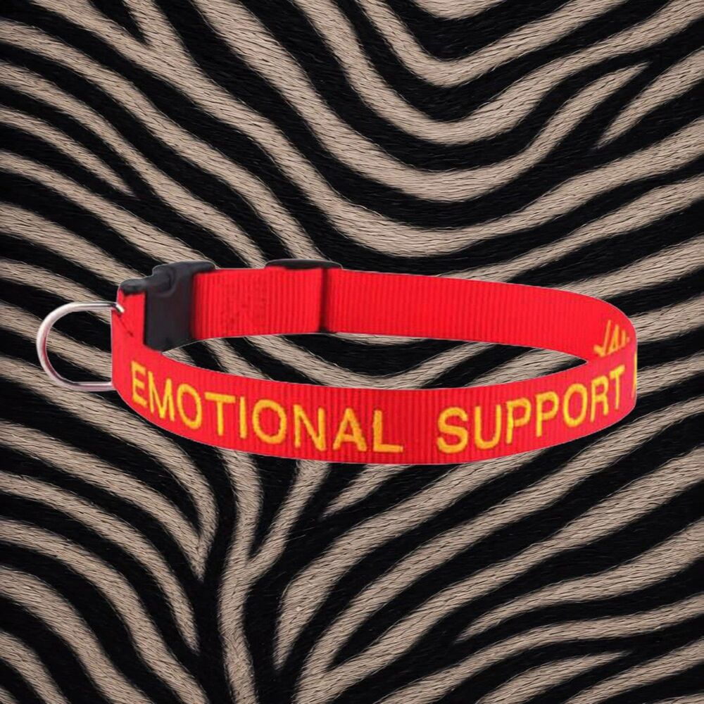 US Service Animals ESA Emotional Support Dog Collar Size Large